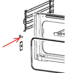 8075428014 Держатель решетки к духовкам AEG, Electrolux, Zanussi