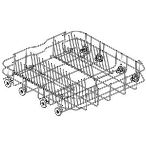 8090030050 Корзина нижняя к посудомоечным машинам AEG, Electrolux, Zanussi, Ikea
